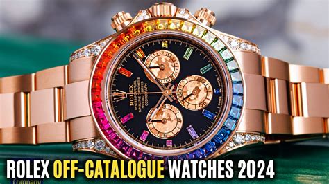 rolex off catalogue 2024|off catalogue rolex special edition.